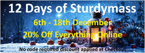 Sturdy By Design Xmas 20% Discount