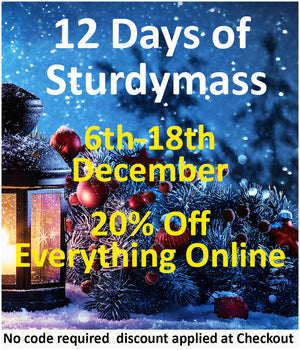 Sturdy By Design Xmas 20% Discount