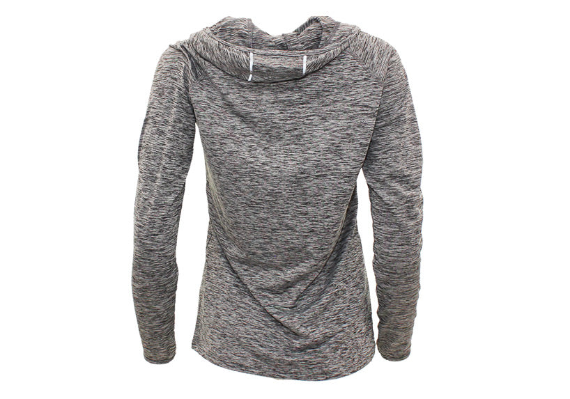 Grey Cowl Neck Sweatshirt