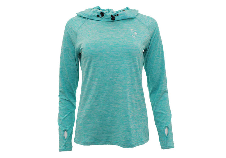 Ocean Blue Cowl Neck Sweatshirt