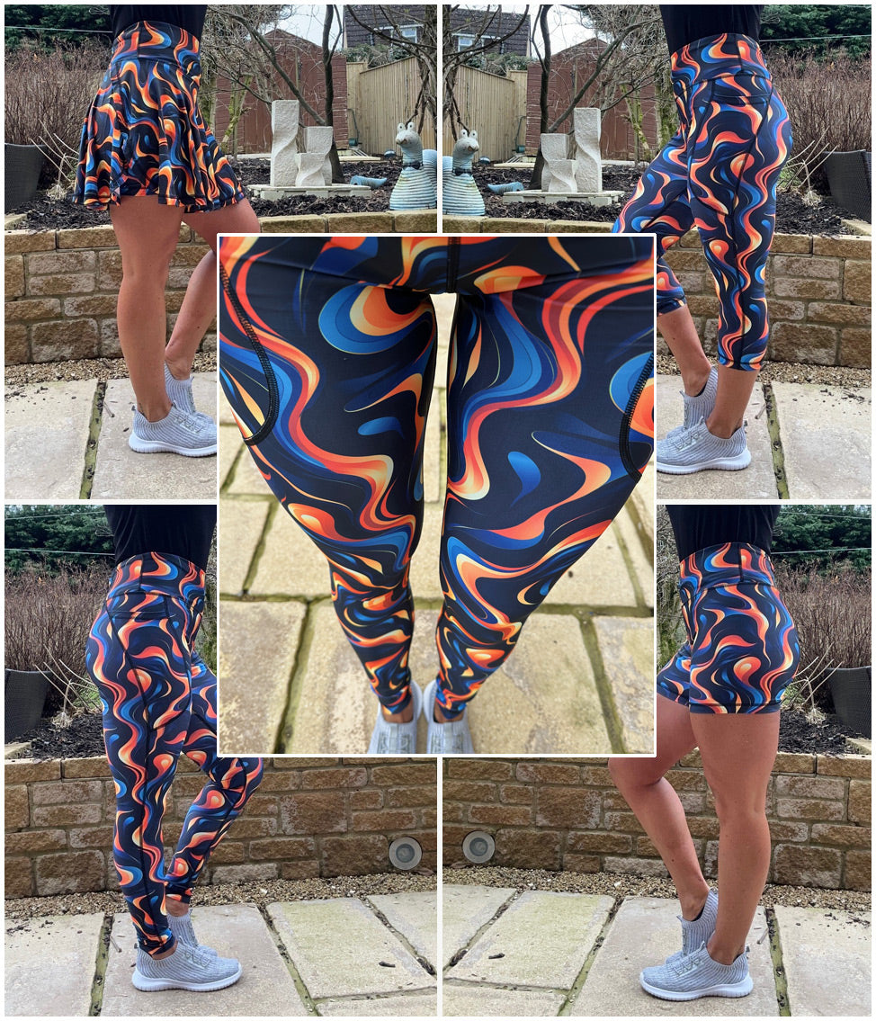 Sturdy By Design Fire And Ice Leggings