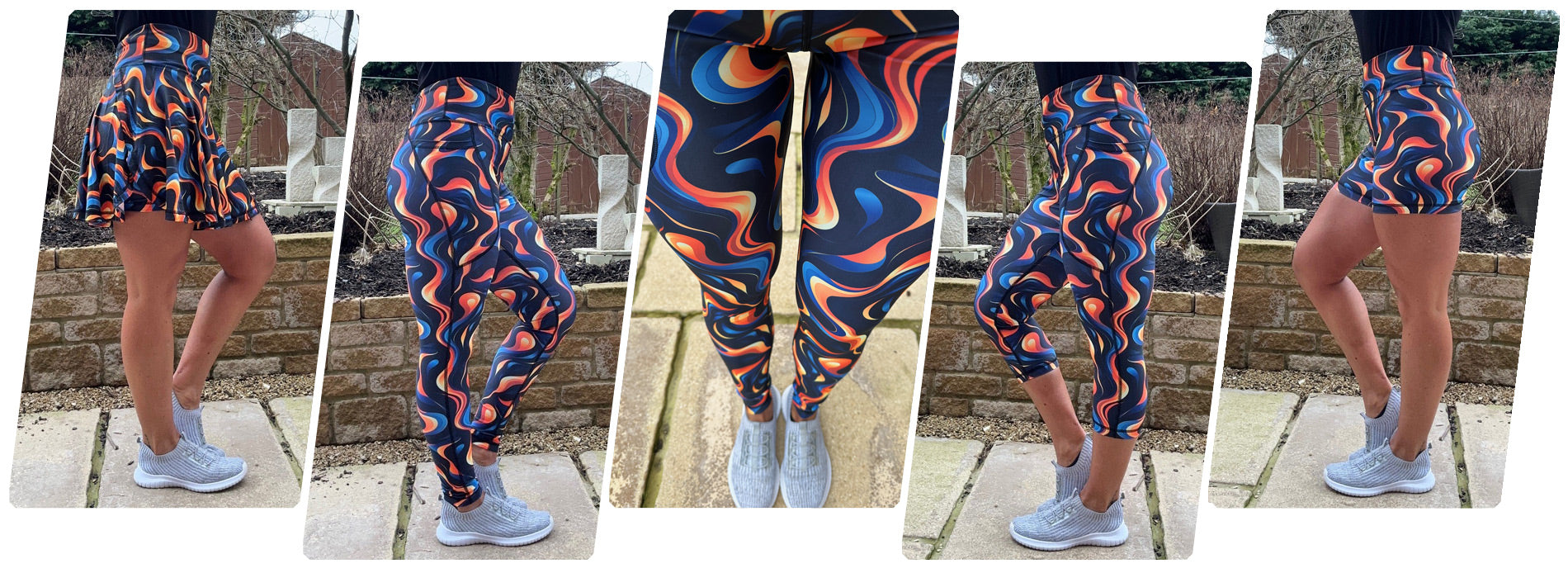 Sturdy By Design Fire And Ice Leggings