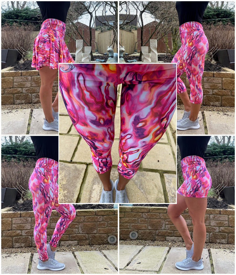 Sturdy By Design Marbled Candyfloss Leggings