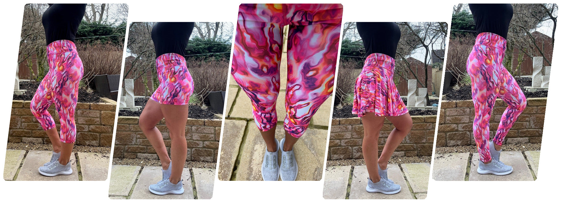 Sturdy By Design Marbled Candyfloss Leggings