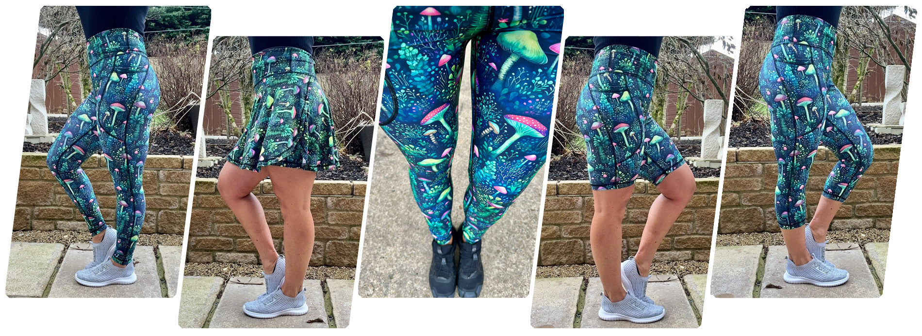 Sturdy By Design Mushroom Magic Leggings