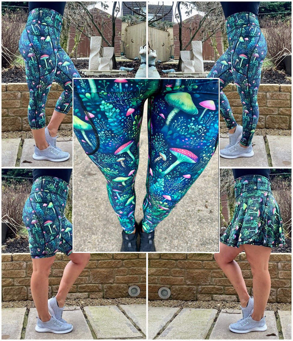 Sturdy By Design Mushroom Magic Leggings