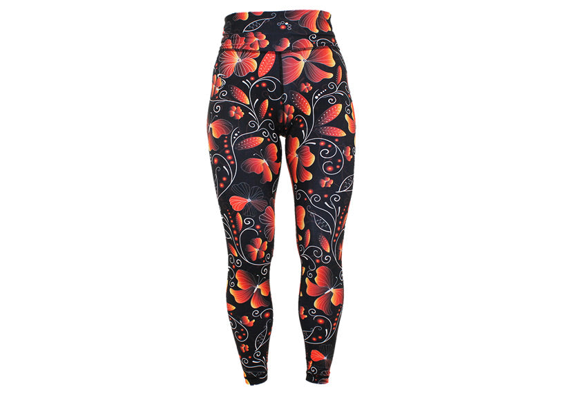 Colourful Sports Running Gym Leggings and Activewear with Pockets ...
