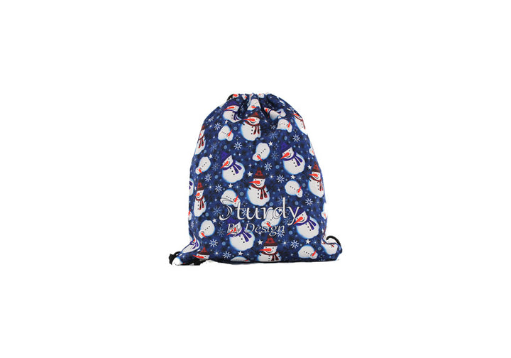 Arctic Cheer Drawstring Bag