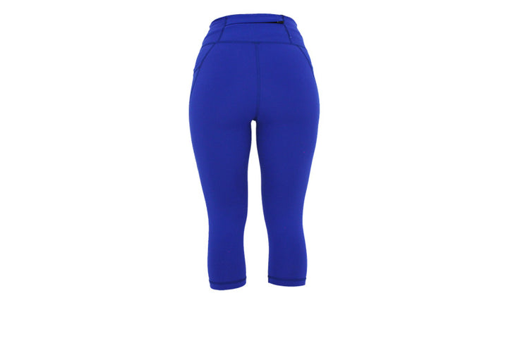 PRE ORDER Capri Cobalt Blue Premium Leggings with Pockets