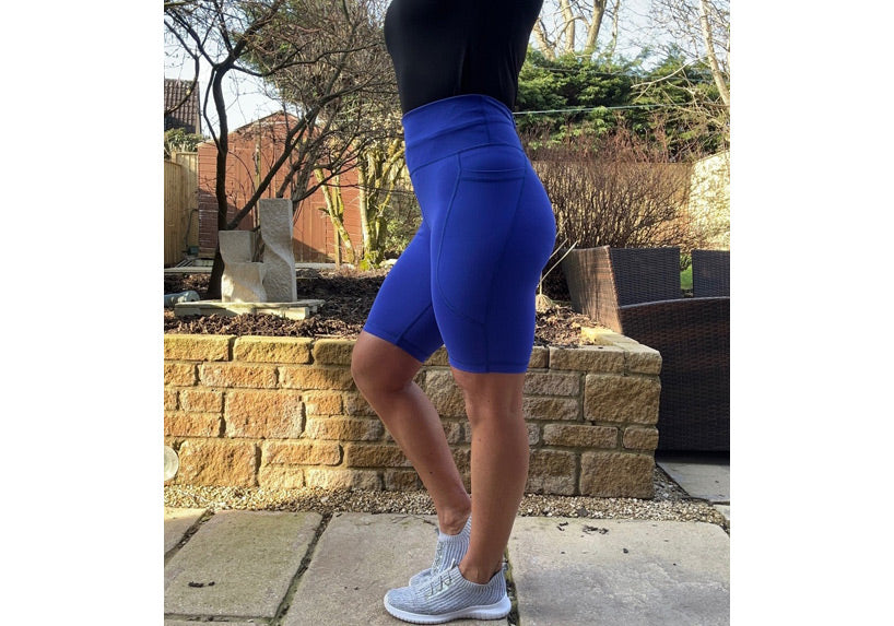 PRE ORDER Cobalt Blue Premium Long Shorts with Pockets