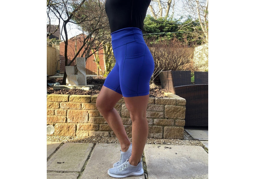 PRE ORDER Cobalt Blue Premium Mid Shorts with Pockets