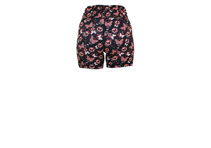 Coral Cutie Mid Shorts with pockets