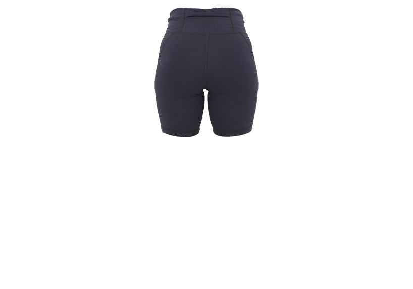 Dark Grey Essentials Mid Shorts with Thigh Pockets