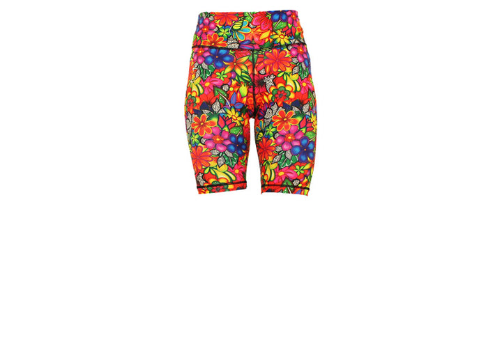 Doodle Blooms Long Shorts with pockets