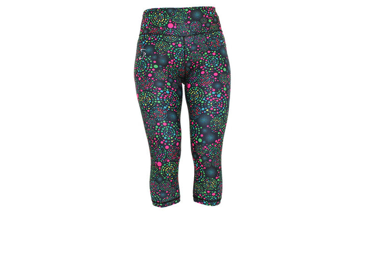 Capri Dotty Spotty Leggings with pockets