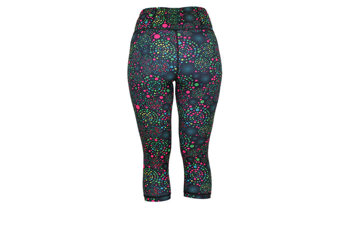 Capri Dotty Spotty Leggings with pockets