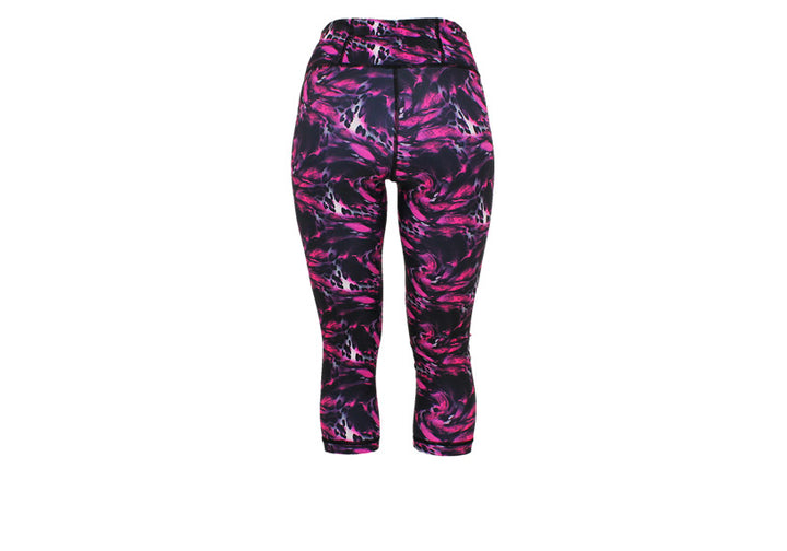 Capri Feline Fantasy leggings with pockets