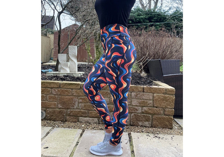 PRE-ORDER Fire and Ice leggings with pockets