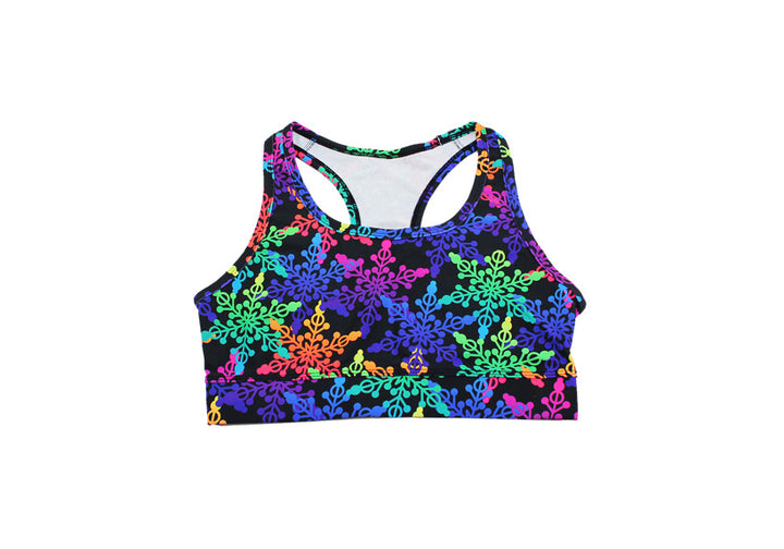 Flakes of Neon Sports Bra