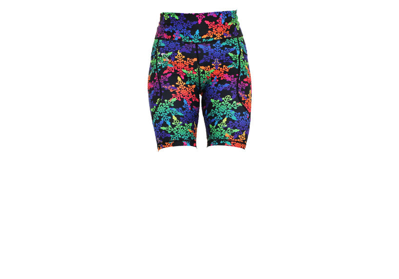 Flakes of Neon Long Shorts with pockets