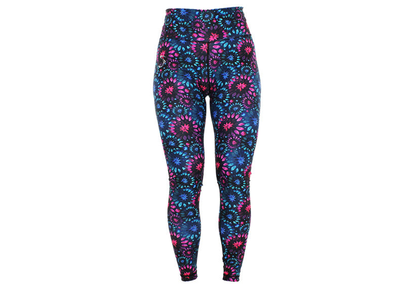 Winter Helix Burst Leggings with Pockets