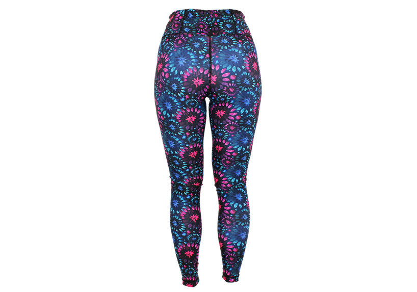 Winter Helix Burst Leggings with Pockets