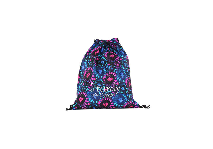 Helix Burst Drawstring Bag