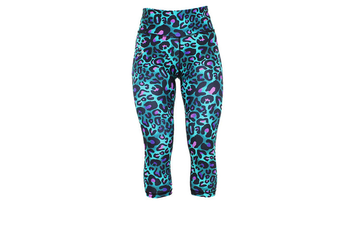 PRE ORDER Capri Jaded Jaguar Leggings with pockets