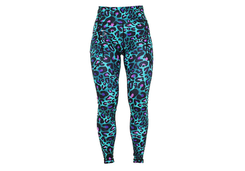 PRE ORDER Winter Jaded Jaguar Leggings with Pockets