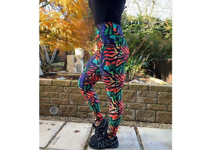 Winter Jungle Fever Leggings with Pockets