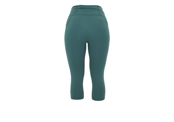 PRE ORDER Capri Lincoln Green Premium Leggings with Pockets