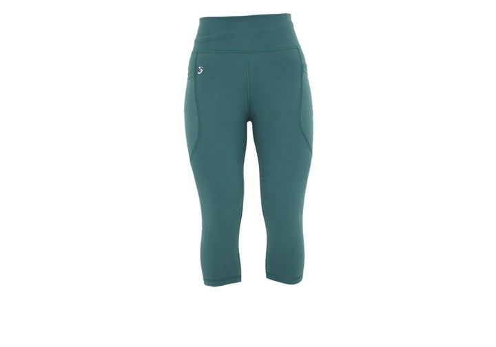 PRE ORDER Capri Lincoln Green Premium Leggings with Pockets