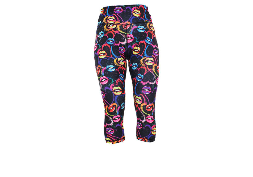 Capri Lip Sync Leggings with pockets