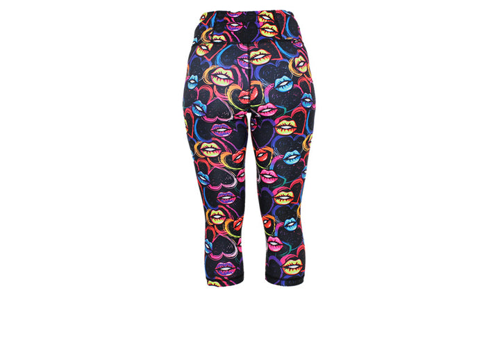 Capri Lip Sync Leggings with pockets