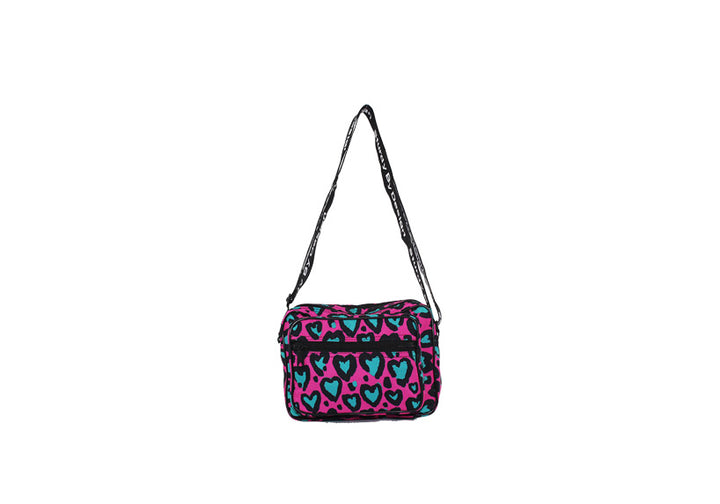 Love Leopard Turquoise Shoulder Bag