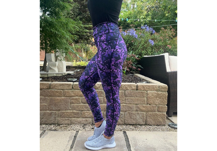 Midnight Purple leggings with pockets