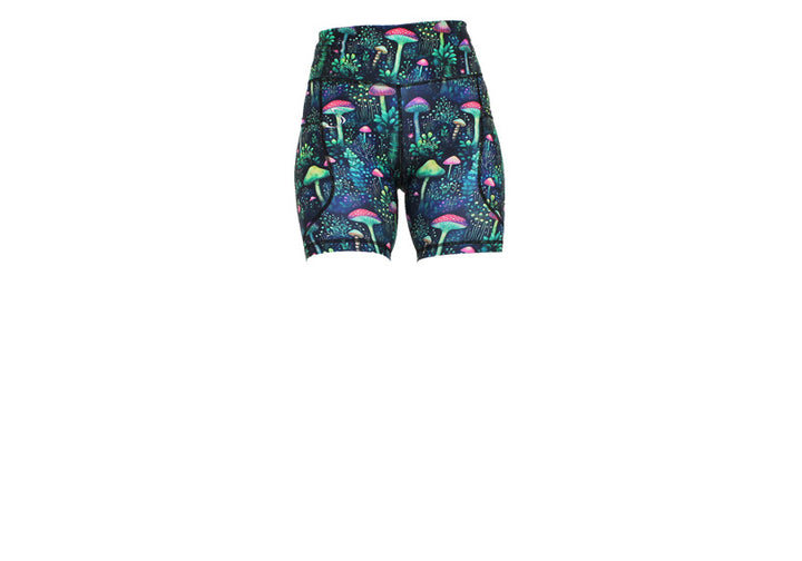 Mushroom Magic Mid Shorts with pockets