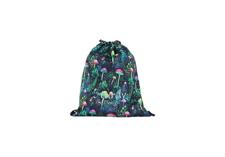 Mushroom Magic Drawstring Bag