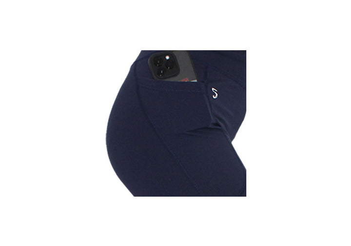 PRE ORDER Capri Navy Premium Leggings with Pockets