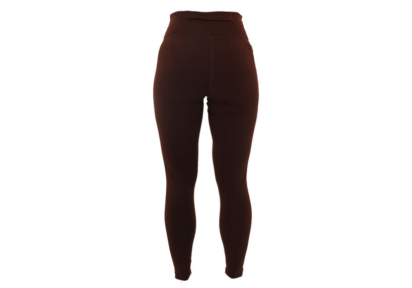 Winter Dark Brown Essentials Leggings with Pockets