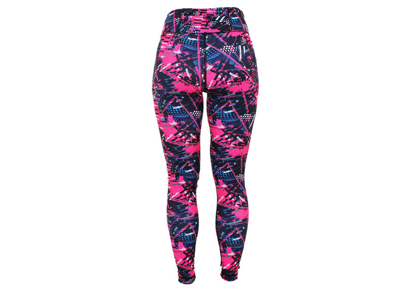 Winter Pink Punk Leggings with Pockets