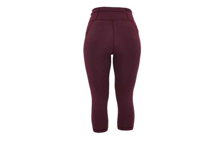 PRE ORDER Capri Plum Premium Leggings with Pockets