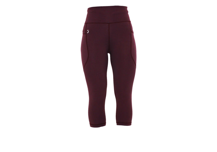 PRE ORDER Capri Plum Premium Leggings with Pockets