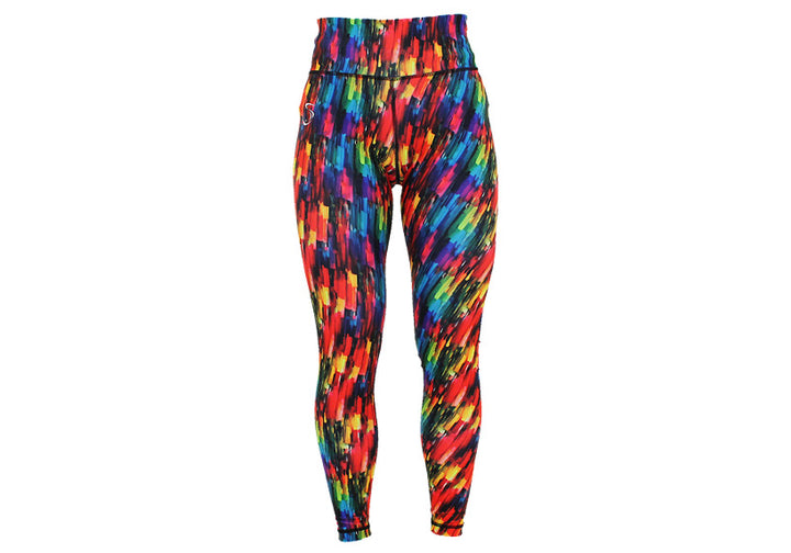 Rainbow Blitz leggings with pockets