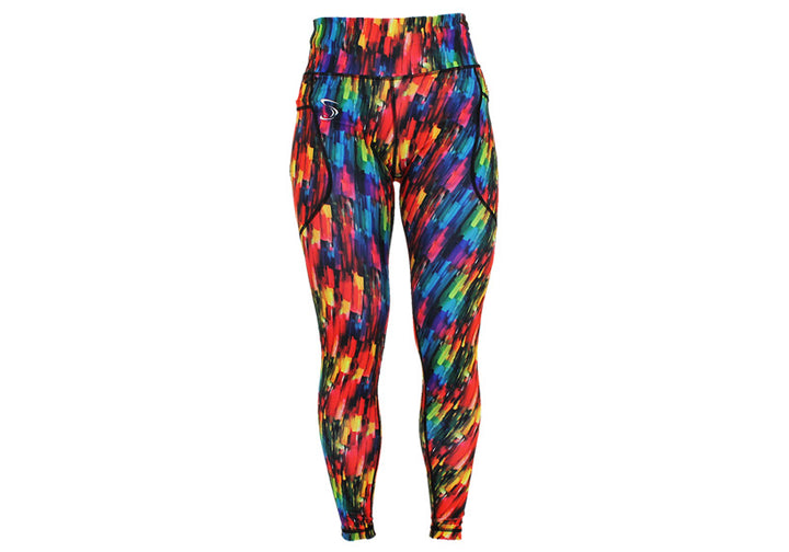 Rainbow Blitz leggings with pockets