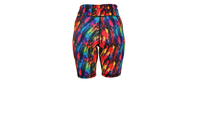 Rainbow Blitz Long Shorts with pockets