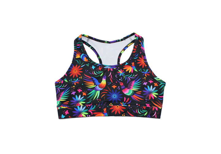 Rainbow Rainforest Sports Bra