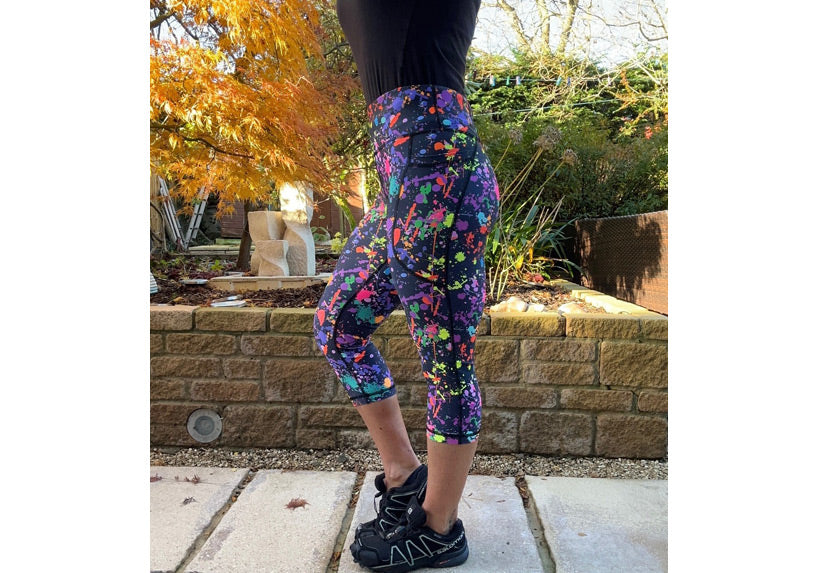 Capri Splash Attack leggings with pockets