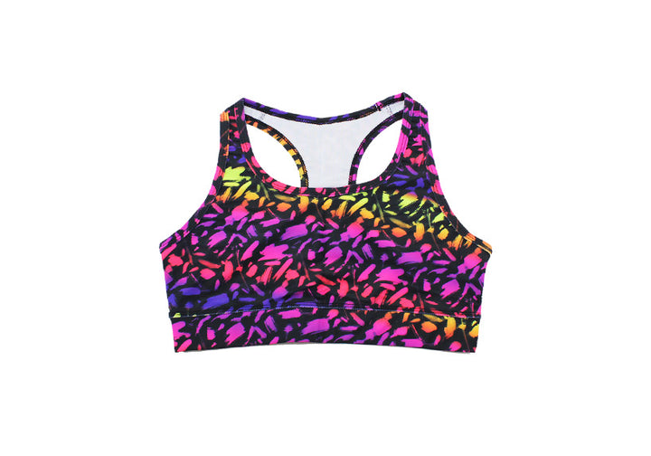 Sunset Strokes Sports Bra