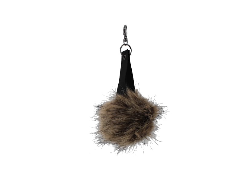 Pom Pom Keychain Natural